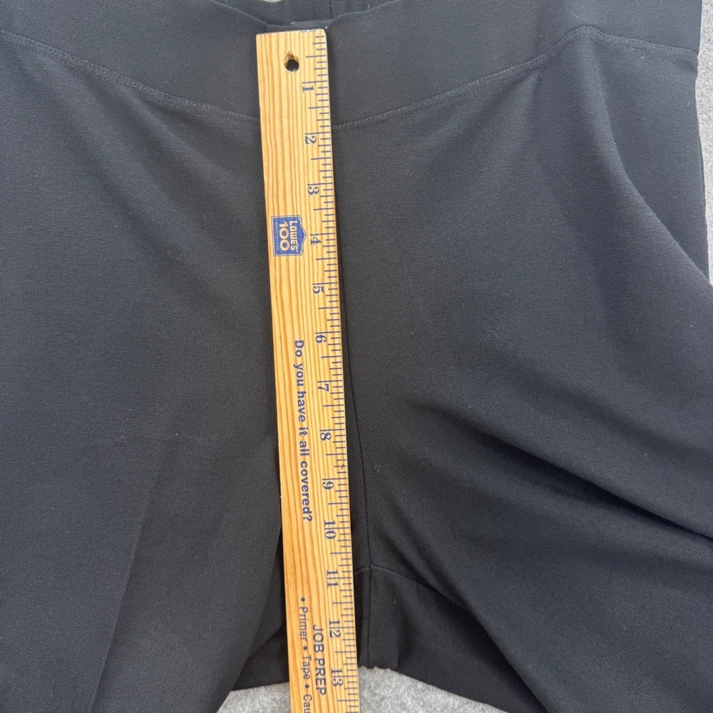Eileen Fisher Viscose Knit Stretch Pull On Pant Size M Black USA Career Office - Picture 6 of 8